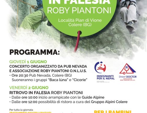 Ritrovo in falesia Roby Piantoni – 2 Giugno 2023